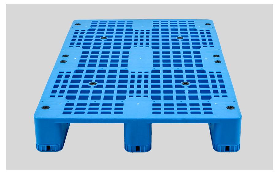 軒盛塑業(yè)1208網(wǎng)格川字塑料托盤-正面