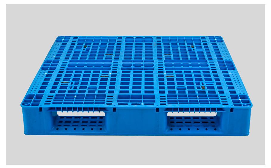 軒盛塑業(yè)1111網(wǎng)格川字重型塑料托盤-正面