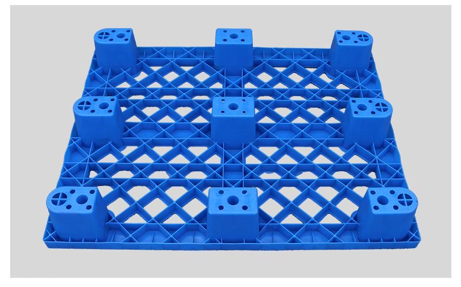 1008輕型網(wǎng)格九腳塑料托盤 1008輕型網(wǎng)格九腳塑料托盤