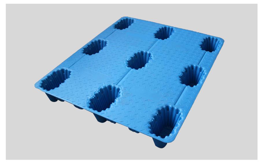 軒盛塑業(yè)1210九腳吹塑托盤13kg 軒盛塑業(yè)1210九腳吹塑托盤13kg