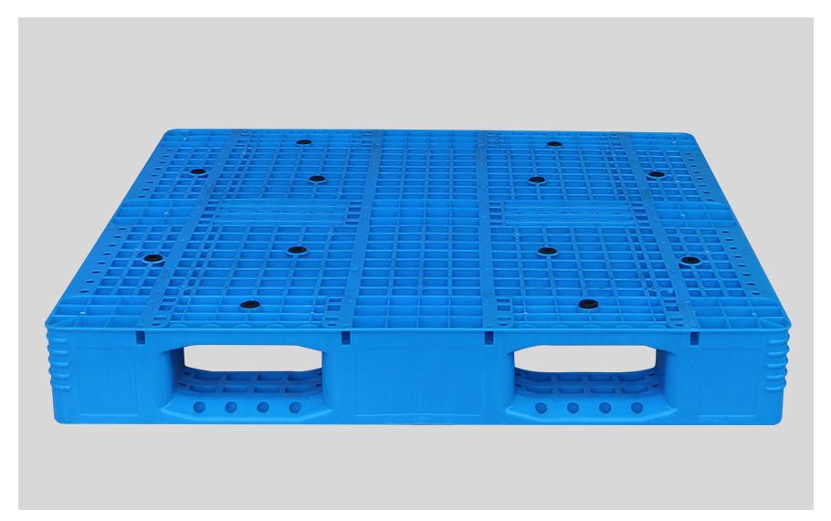 1212網(wǎng)格川字倉儲塑料托盤正面 1212網(wǎng)格川字倉儲塑料托盤正面