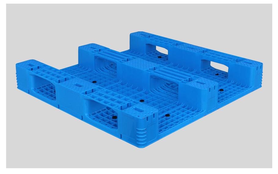 1212網(wǎng)格川字倉儲塑料托盤反面 1212網(wǎng)格川字倉儲塑料托盤反面