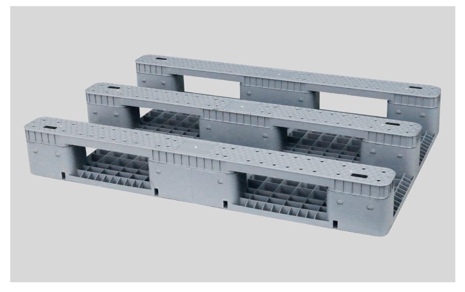 1208網(wǎng)格川字塑料托盤-16cm 背面